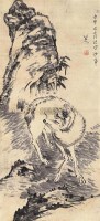 山鹿图 立轴 纸本 - 116405 - 中国书画（上） - 2005迎新大型艺术品拍卖会 -收藏网