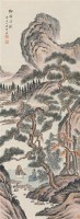 松阴清谈 立轴 设色纸本 - 溥伒 - 名家书画精品专场 - 2011年春拍艺术品拍卖会 -收藏网