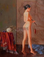 秋声 布面 油画 - 高虹 - 中国油画 - 2006秋季艺术品拍卖会 -收藏网
