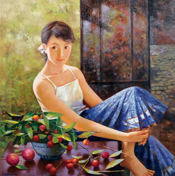 高虹 2005年作 回忆 布面 油画 - 156593 - 油画 - 2006年金秋珍品拍卖会 -收藏网