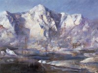 刘戈 叁山 亚麻布 - 刘戈 - 中国书画油画 - 2006秋季艺术品拍卖会 -收藏网