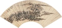 山水 扇面 设色纸本 - 秦炳文 - 中国古代书画 - 2007秋季拍卖会 -收藏网