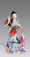 粉彩牡丹仙子像 -  - 陶瓷古玩 - 2011年古今夏季艺术品拍卖会 -收藏网