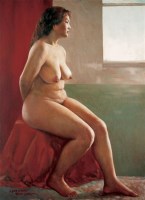 耿万义 女人体 布面 油画 - 耿万义 - 油画 - 2006年金秋珍品拍卖会 -收藏网