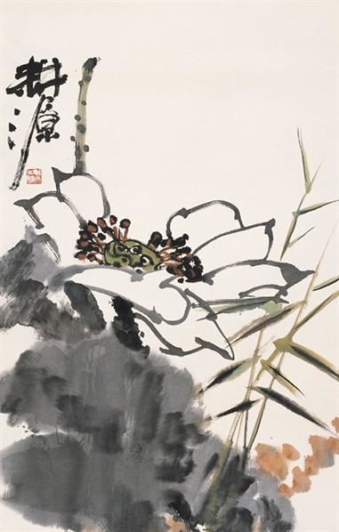 张耕源 荷花 - - 中国书画 - 2008迎春艺术品拍卖会 -中国收藏网