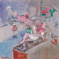 西湖清夏 布面 油彩 - 任小林 - 中国油画（一）当代专场 - 2007春季大型艺术品拍卖会 -收藏网