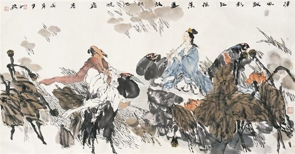梁占岩(现代)秋池晓露 - - 中国书画专场(二) - 2007年秋季艺术品拍卖