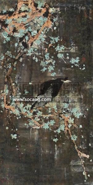 梅雀图 立轴 设色纸本 - 2804 - 中国书画 瓷器工艺品 - 2007迎新艺术品拍卖会 -收藏网