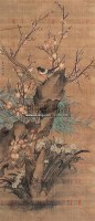 花鸟 立轴 设色绢本 - 陆治 - 中国书画 - 2010春季艺术品拍卖会 -收藏网