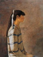 肖像 布面 油画 - 高虹 - 中国油画 - 2006春季大型艺术品拍卖会 -收藏网