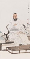 王原祈小像 镜框 设色纸本 - 129875 - 名家作品二 - 2011广州艺术博览会夏季名家作品拍卖会 -收藏网