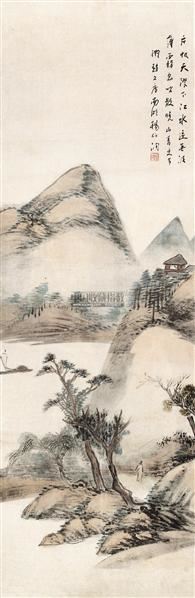 山水 镜心 设色纸本-杨伯润-中国书画-2006春季艺术品