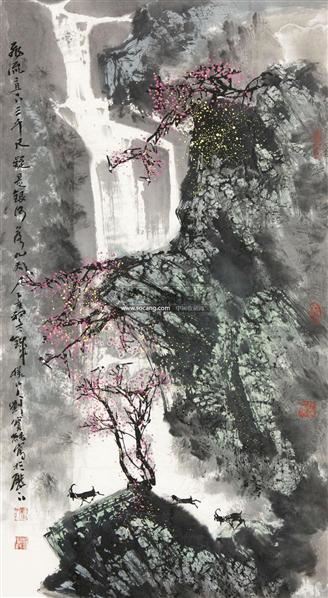 山水 纸片 设色纸本-刘宝纯-中国书画(四)-2011春季品