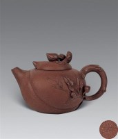 现代 紫砂桃形壶 -  - 中国书画紫砂茗壶 - 2006年秋季拍卖会 -收藏网