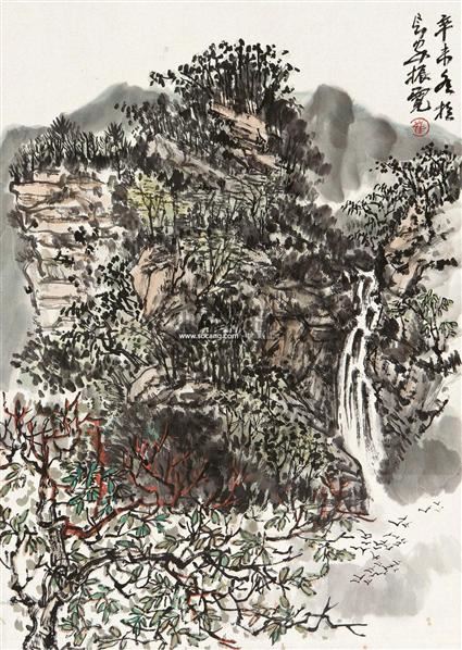 山水 立轴 设色纸本-崔振宽-中国书画-2011年秋季拍卖