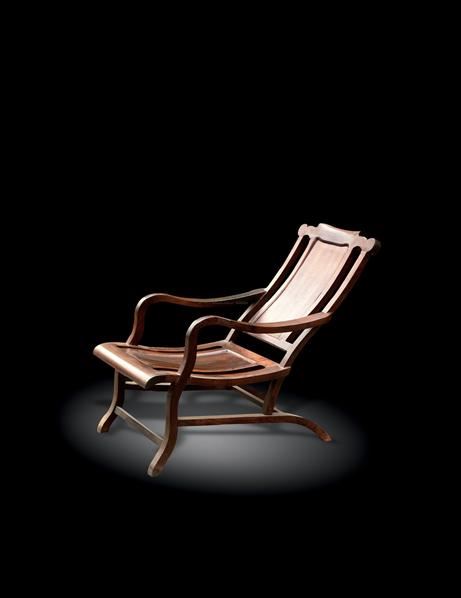 红木躺椅 - - 古典家具专场 - 中矿拍卖有限公司春季艺术品拍卖会