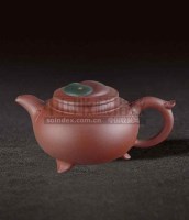 方国芬 八卦钮原矿紫砂壶 -  - 名人紫砂专场 - 北京嘉缘四季艺术品拍卖会 -收藏网
