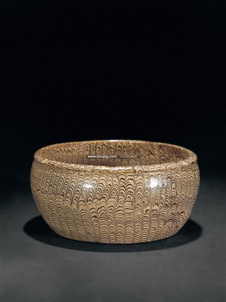 绞胎洗 -  - 瓷器,玉器,工艺品专场 - "姑苏集珍"—2011年苏州春季
