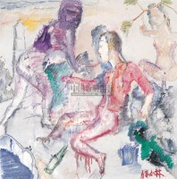 西湖梦之二 布面 油画 - 任小林 - 中国油画 - 2006秋季大型艺术品拍卖会 -收藏网