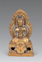 清乾隆 铜鎏金长寿佛像 -  - 妙音天籁-佛教艺术品 - 2006年秋（十周年）拍卖会 -收藏网