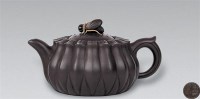 现代 紫砂菊瓣壶 -  - 中国书画紫砂茗壶 - 2006年秋季拍卖会 -收藏网