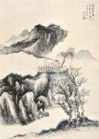 山水 立轴 纸本 - 116142 - 中国书画二 - 2011年秋艺术品拍卖会 -收藏网
