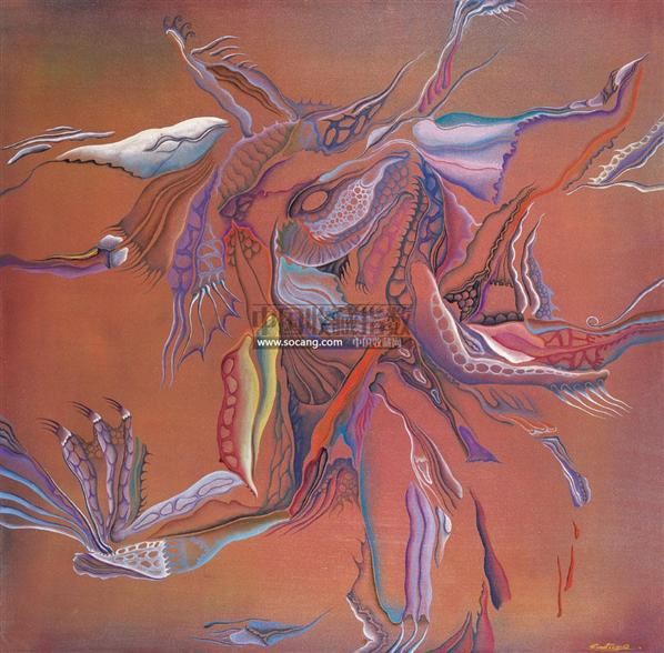 孙良 摇曳 布面 油画