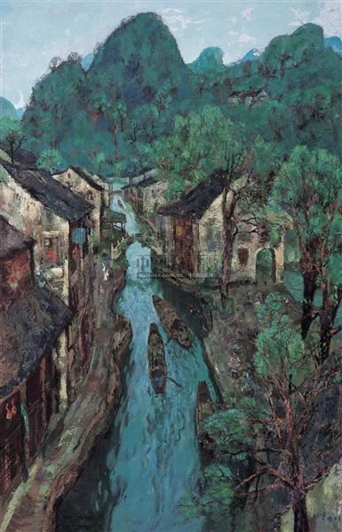 风景 布面 油画 - 133228 - 现代中国艺术 - 2006秋季拍卖会 -中国