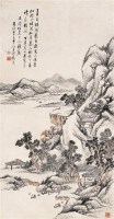 张熊 丁丑（1877年）作 山居图 立轴 设色纸本 - 张熊 - 中国书画（二） - 2006秋季拍卖会 -收藏网