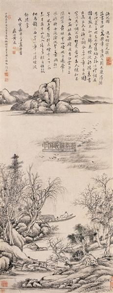 黄鼎 渔父图 3970 中国古代绘画专场 2007年秋季艺术品拍卖会