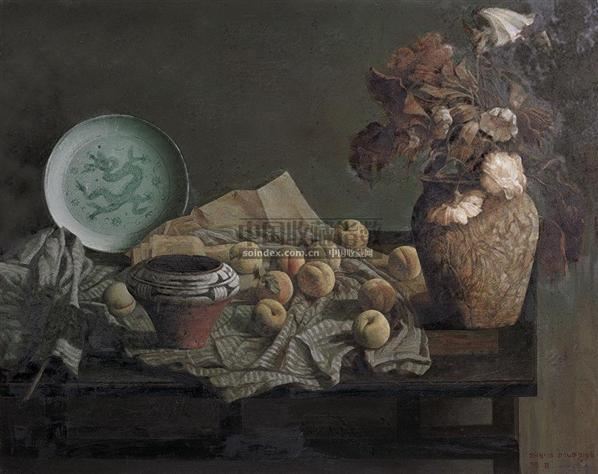 静物 布面 油画 - 11306 - 中国油画 - 2006春季大型艺术品拍卖会