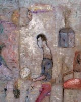 房间里 布面 油彩 - 任小林 - 中国油画（一）当代专场 - 2007春季大型艺术品拍卖会 -收藏网