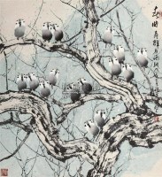 春曲 立轴 设色纸本 - 147711 - 中国书画一 - 2011春季艺术品拍卖会 -收藏网