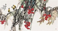 雨后 镜框 设色纸本 - 任恒泉 - 名家作品（一） - 第16届广州国际艺术博览会名家作品拍卖会 -收藏网