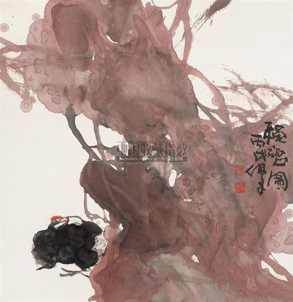 花鸟 镜心 设色纸本-吕应鑫-书画-2006秋季艺术品拍卖