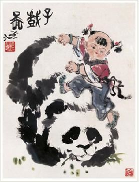 胡连江子戏图-胡连江-中国书画-2007年春季艺术品拍卖会-收藏网