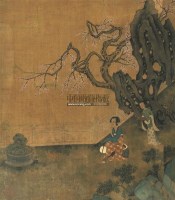 仕女 镜心 绢本设色 -  - 中国书画（二） - 2011春季艺术品拍卖会 -收藏网