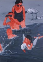 郭伟 1997年作 像鸟儿般游泳 - 郭伟 - 亚洲当代艺术 - 2007春季艺术品拍卖会 -收藏网