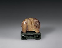 古玉雕太平有象摆件 -  - 瓷器杂项 - 2007迎新艺术品拍卖会 -中国收藏网