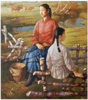 暖风 布面 油画 - 高虹 - 中国油画 - 2007春季艺术品拍卖会 -收藏网