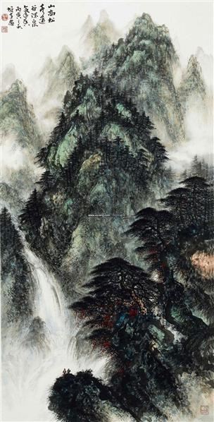 山水 立轴 纸本 - 4438 - 中国书画 - 2011金秋艺