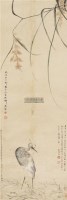 寿年图 立轴 纸本设色 - 华嵒 - 中国书画（二） - 2011春季艺术品拍卖会 -收藏网