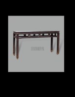 铁梨木卡花条桌 -  - 古典家具专场 - 北京嘉缘四季艺术品拍卖会 -收藏网