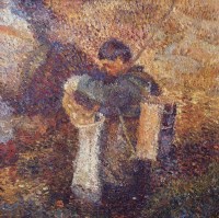 佟占海 钓鱼 布面 油画 -  - 油画 - 2006年金秋珍品拍卖会 -收藏网