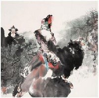 胡正伟 人物 立轴 - 胡正伟 - 中国书画 - 2007年金秋拍卖会 -收藏网