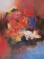 风景 布面 油画 - 王衍成 - 油画专场 - 2006年秋季拍卖会 -收藏网