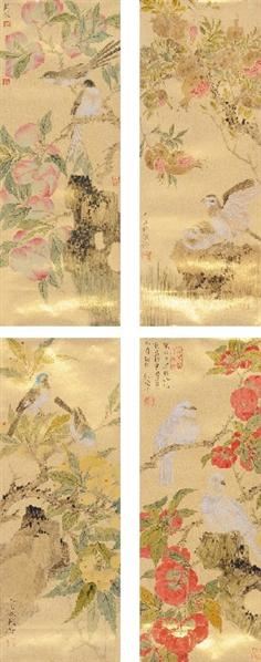 花鸟 纸本-张铨-近现代名家专场Ⅰ,王伯敏书画作品-品