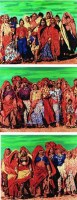 和风飘来吉祥红 布面 油彩 - 20849 - 中国油画及版画专场 - 2007年秋季拍卖会 -收藏网