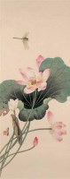 李唐  荷花蜻蜓 镜心 - 李唐 - 当代中国书画（二） - 2006畅月（55期）拍卖会 -收藏网
