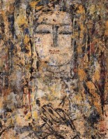 孔柏基  菩萨 -  - 当代中国书画（二） - 2006畅月（55期）拍卖会 -收藏网